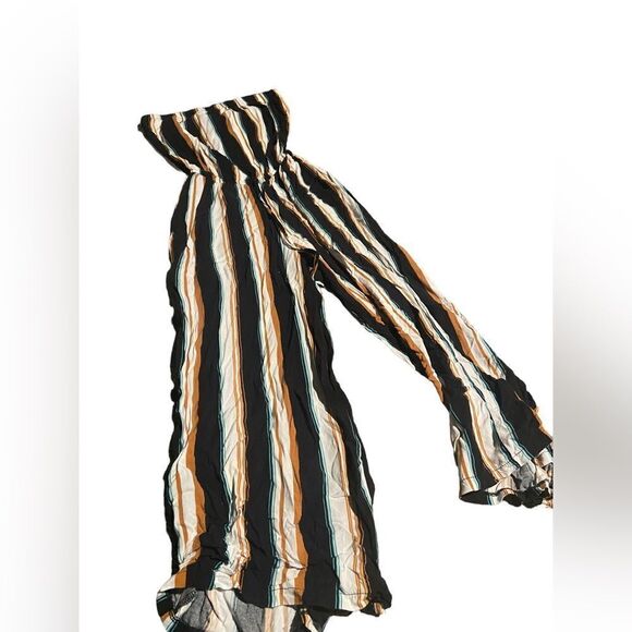 True Blue adorable flare legged capri length sleeveless jumpsuit - Picture 1 of 2